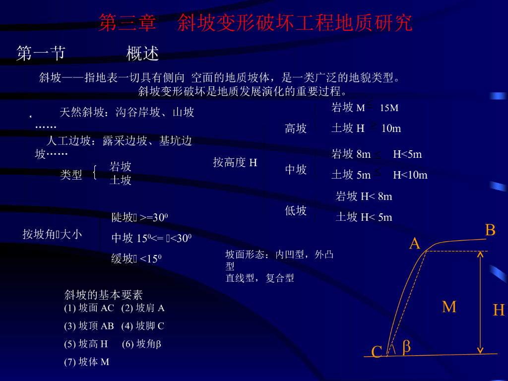 斜坡变形破坏工程地质研究培训讲义(89页)