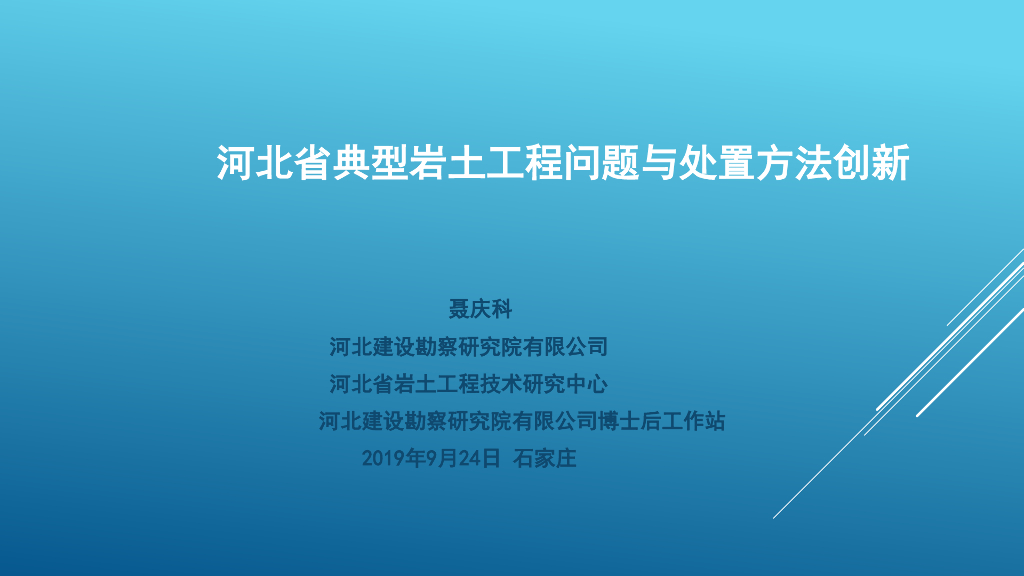典型岩土工程问题与处置方法创新（184页）