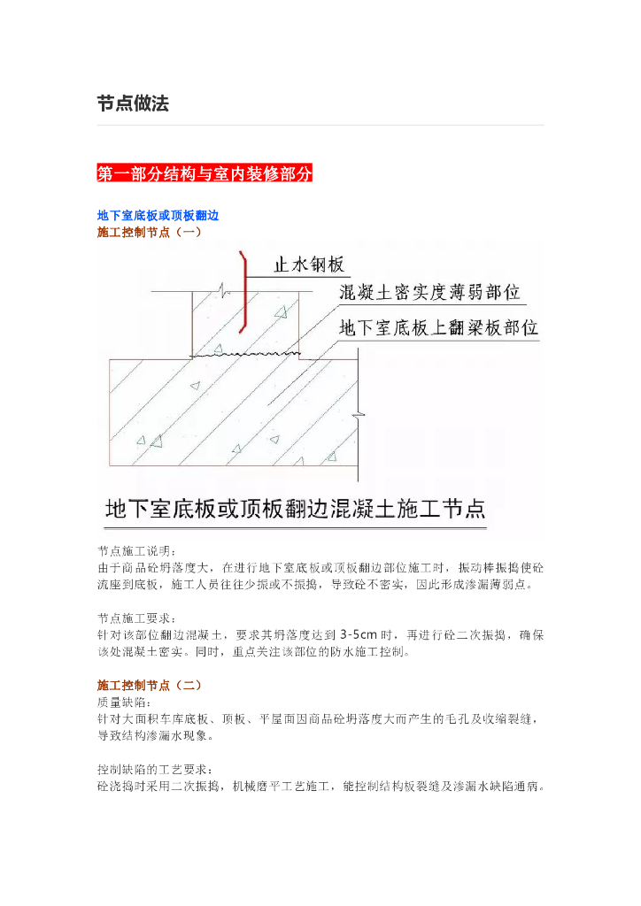 施工节点做法（Word，86页）