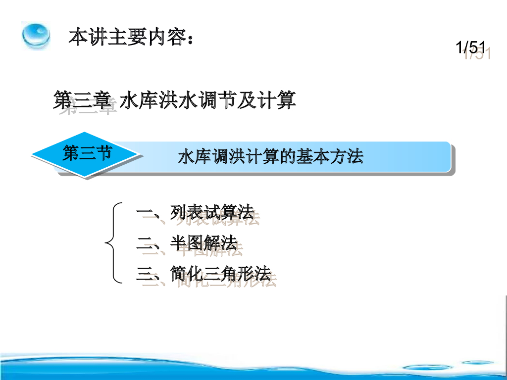 水资源规划及利用（49页，清楚明了）