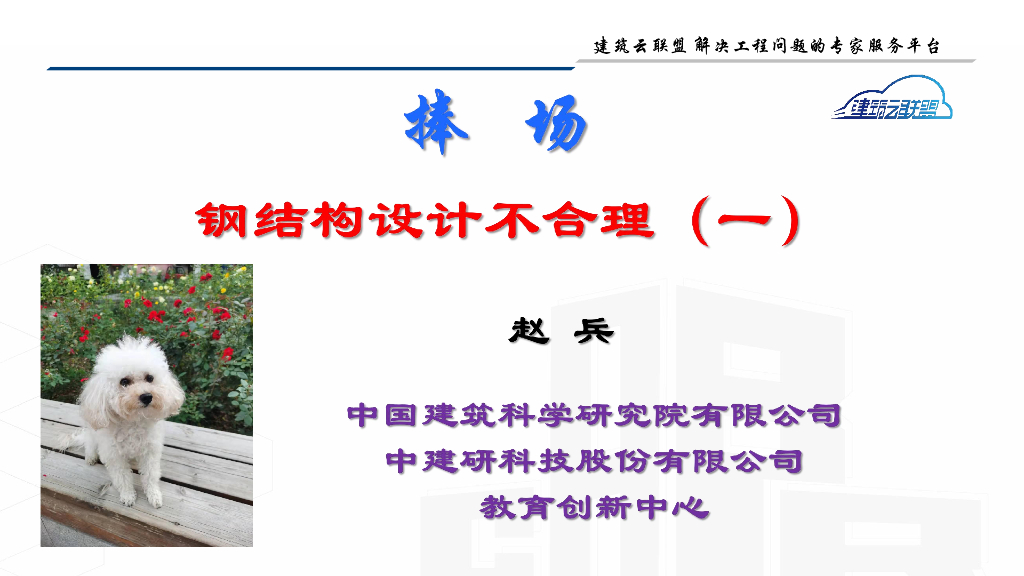钢结构工程案例分析—设计不合理66P