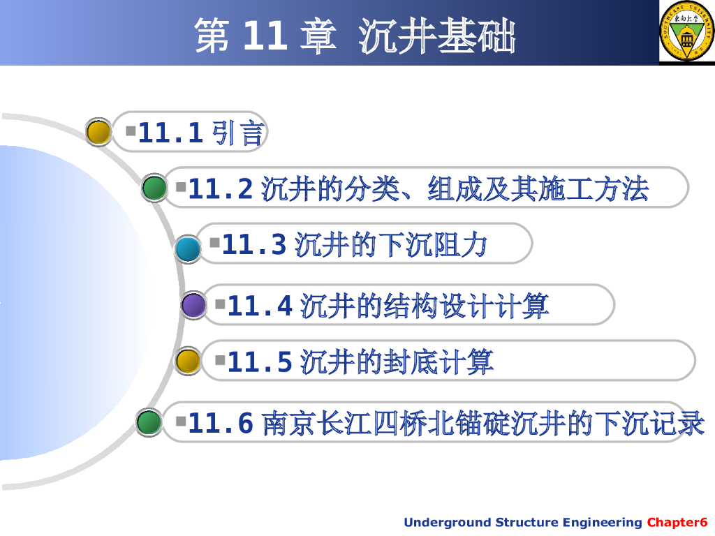 沉井基础的设计与观测PPT（172页）