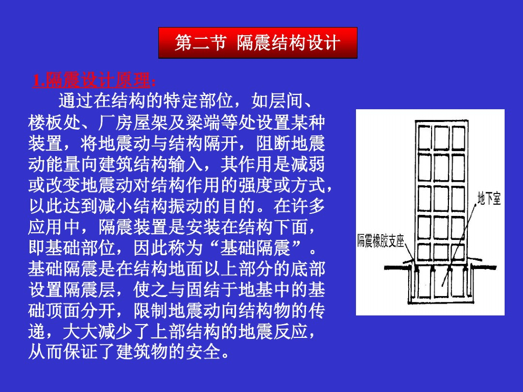 结构隔震减震设计培训课件