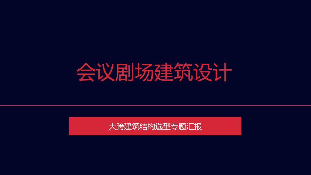 大跨结构选型（PPT，29页）