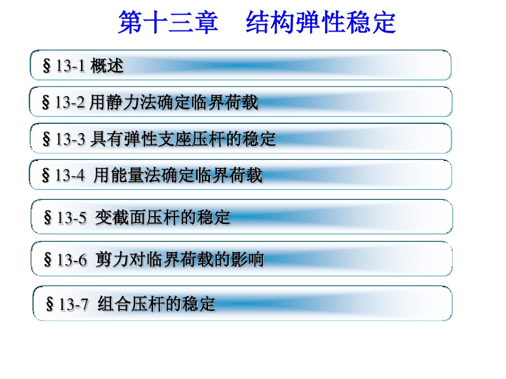 经典课件-结构弹性稳定（PDF，共67页）