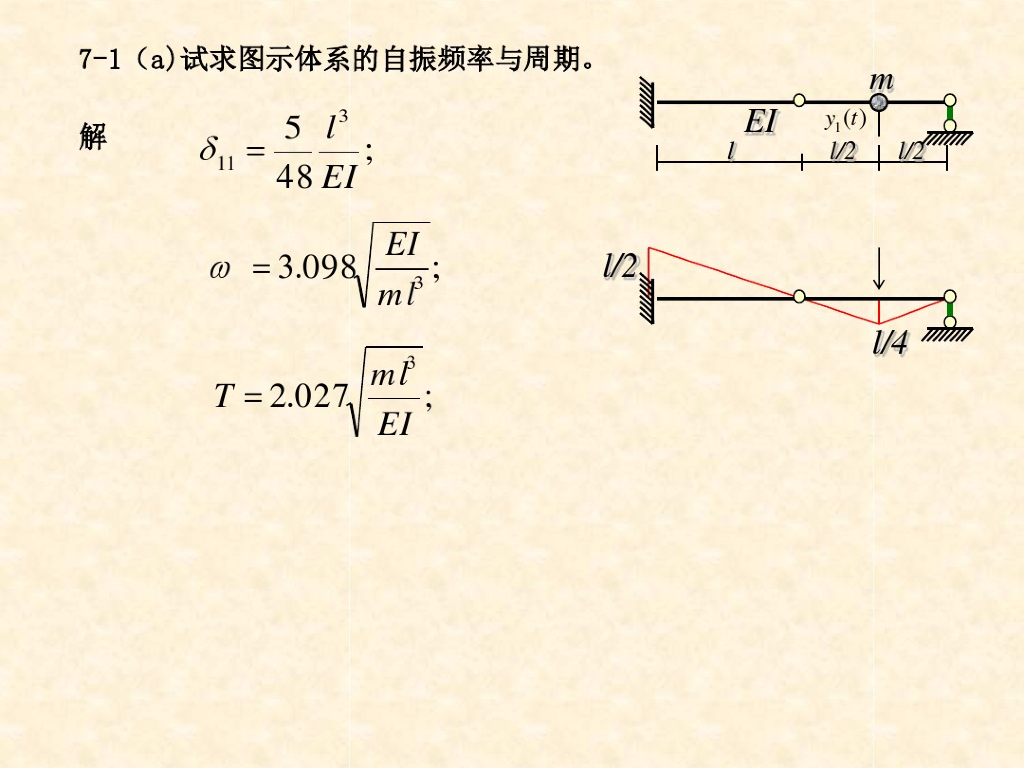 结构动力学-习题解答