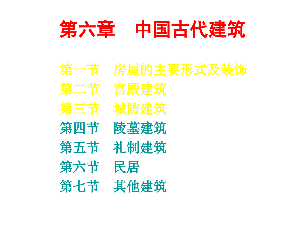中国古代建筑（PPT，169页）