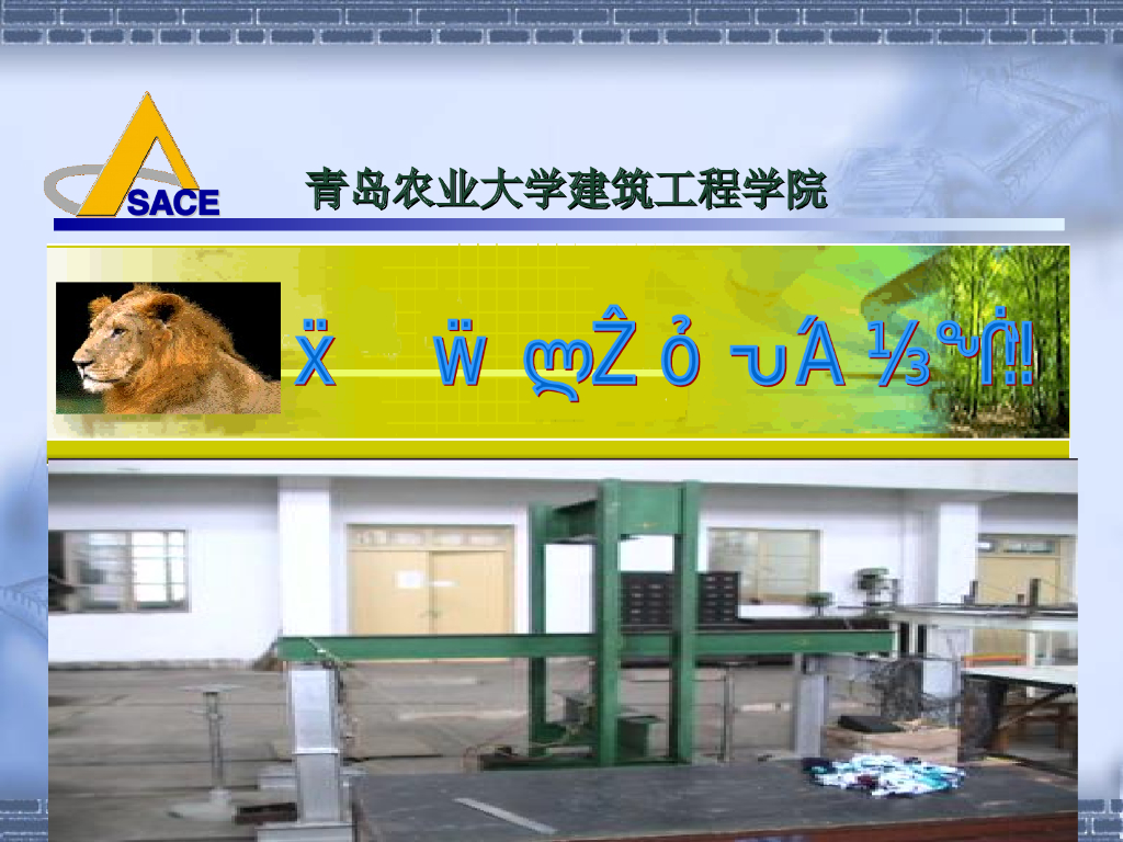 青岛农业大学：建筑结构试验（473张PPT）