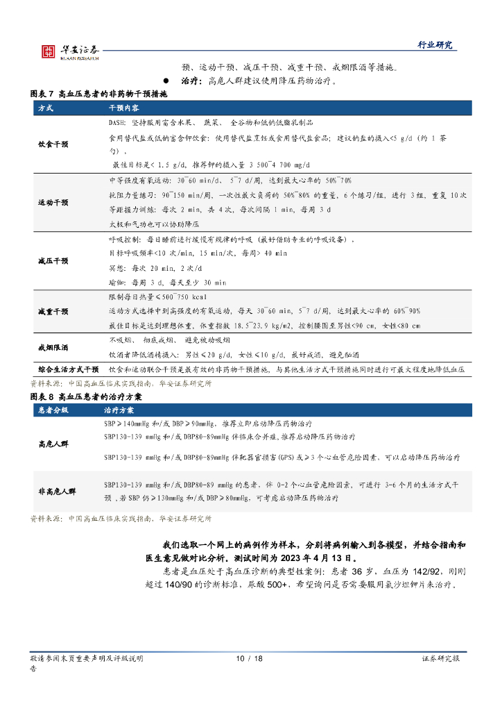 华安证券：医疗AI专题二：专业性与实用性兼备，ChatGPT类聊天AI在医疗端的使用报告_第10页