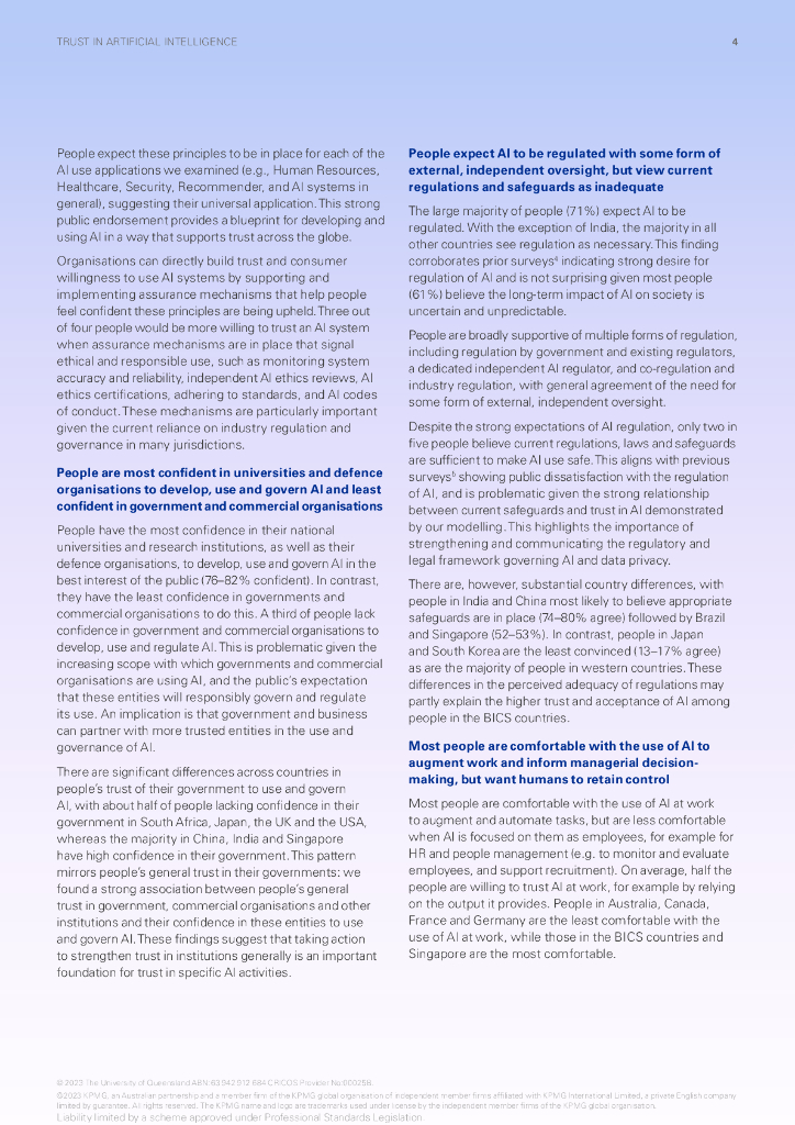 毕马威：2023人工智能信任全球洞察（英文版）_第6页