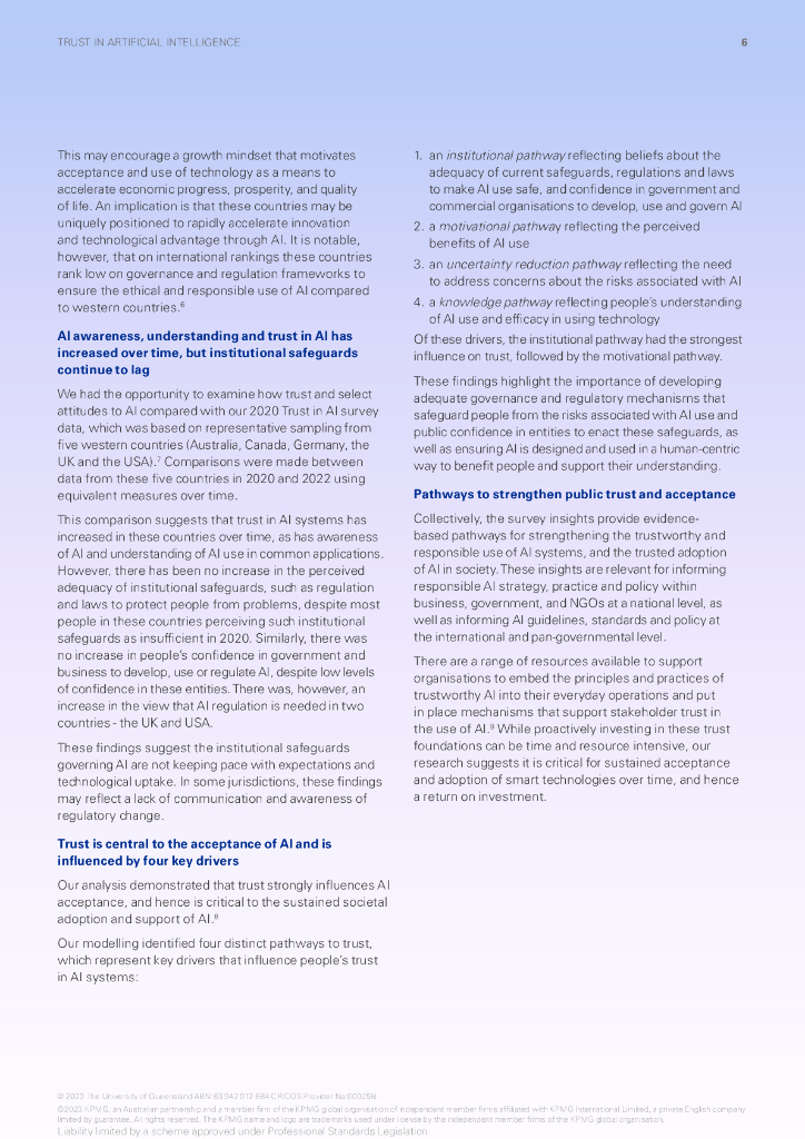 毕马威：2023人工智能信任全球洞察（英文版）_第8页