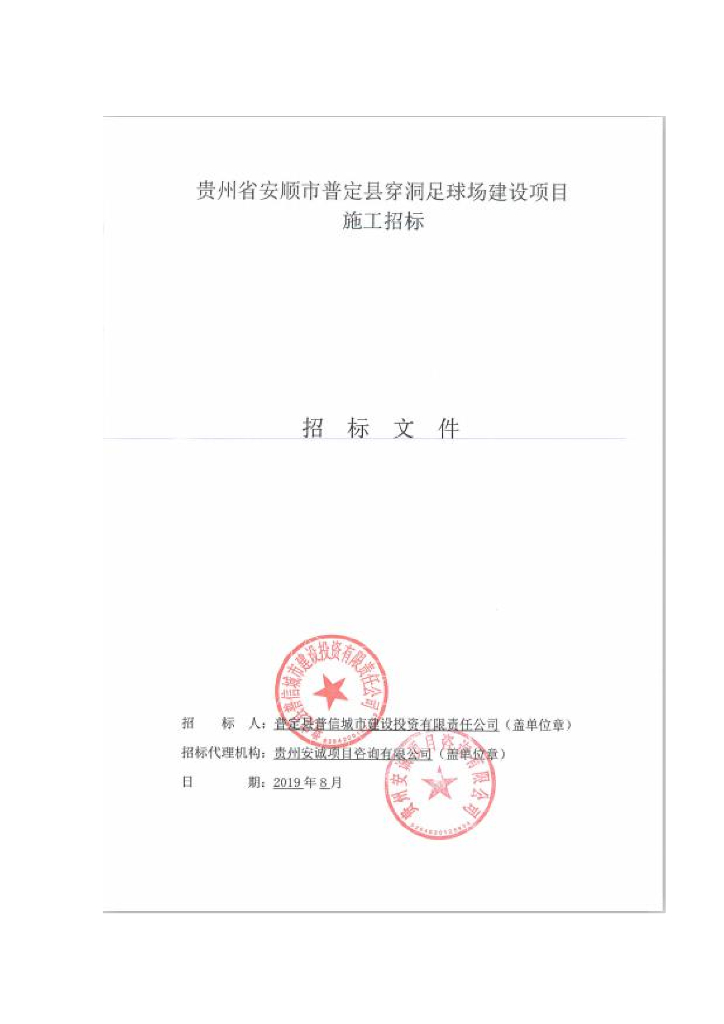 足球场建设项目施工招标文件(PDF格式)