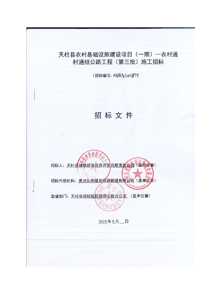 农村基础设施建设项目——通村公路
