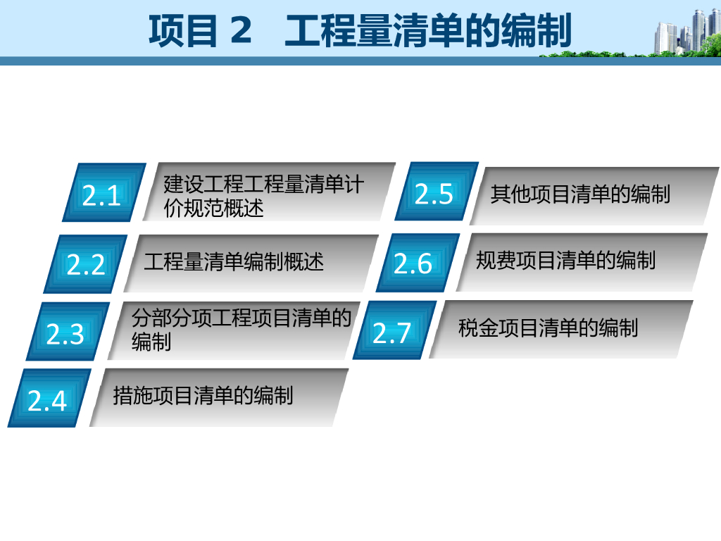  [课件]工程量清单的编制