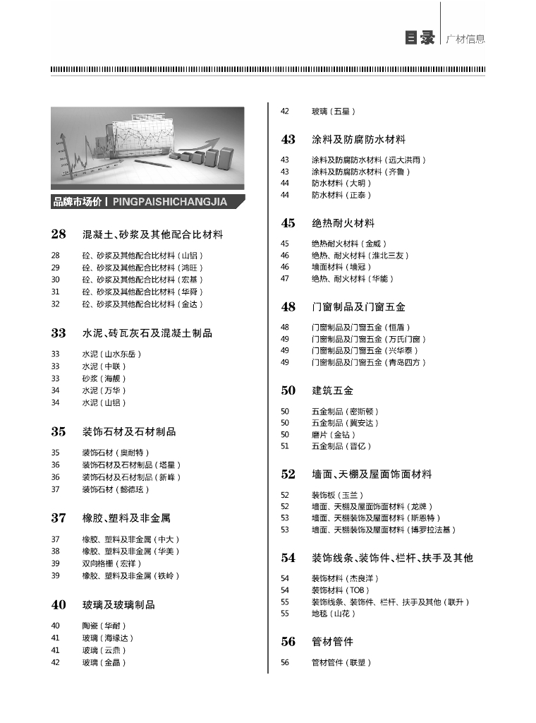 [山东]2017年1月建设材料厂商报价信息(品牌市场价141页)