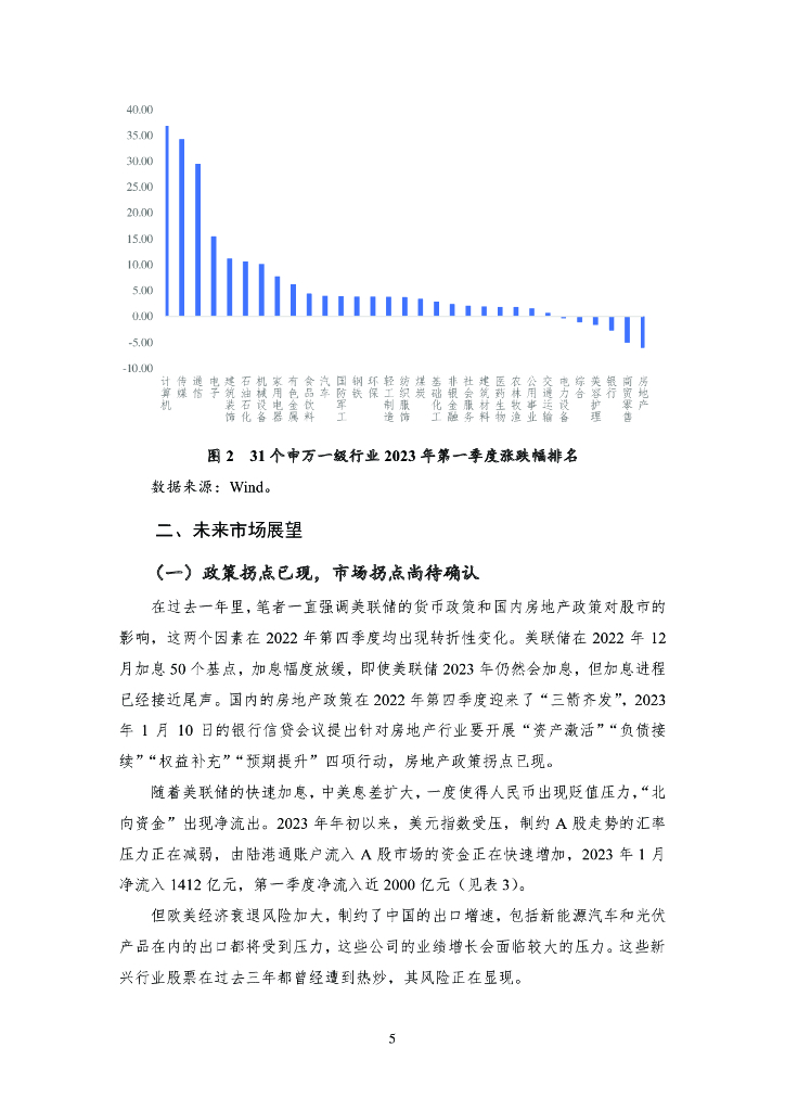 NIFD：人工智能“一马当先”，“中字头”稳健前行——2023Q1股票市场报告_第9页