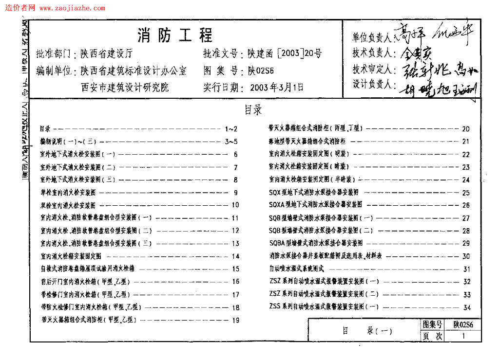 陕02S6 消防工程图集