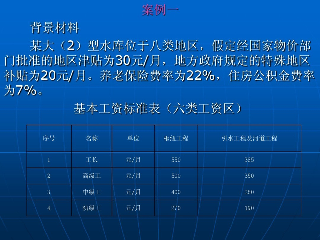 水利工程-水利工程造价工程师考试案例分析