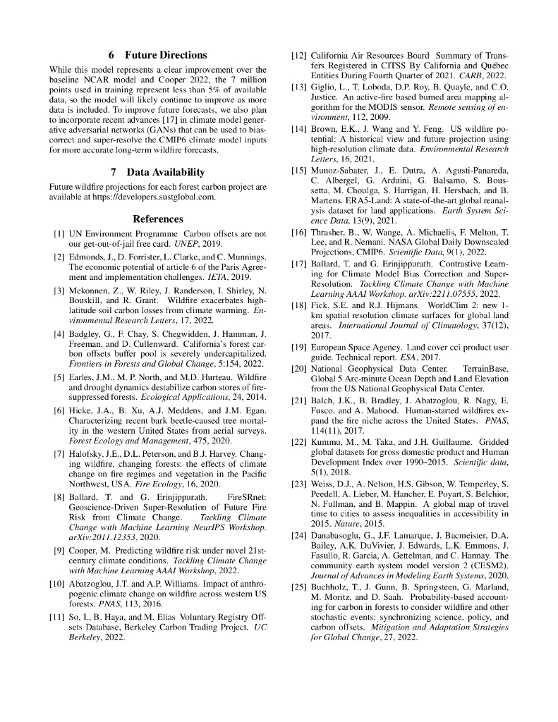 可解释人工智能揭示的全球森林碳补偿项目未来极高的野火风险增加（英文版）_第6页