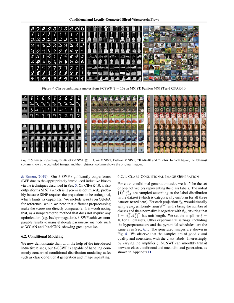 带有条件和局部连接片段 - 瓦瑟斯坦流的非参数生成建模（英文版）_第8页