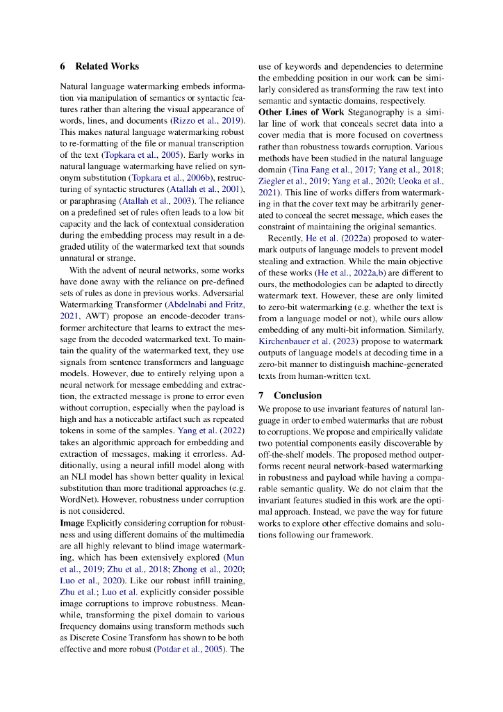 基于不变特征的自然语言鲁棒水印技术（英文版）_第9页