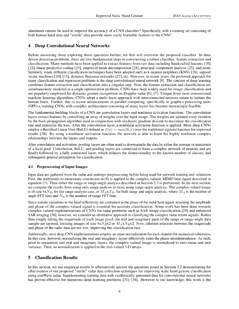 使用新颖无菌训练技术，在深度卷积神经网络上改进静态手势分类（英文版）_第8页