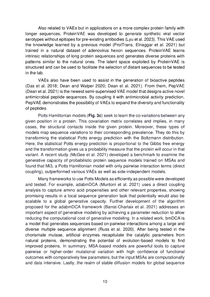 利用全局生成模型探索蛋白质序列空间（英文版）_第10页