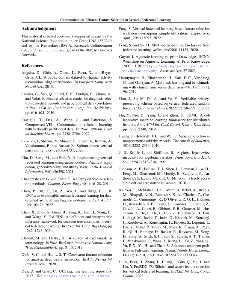 LESS-VFL: 用于联合学习的高效通信特征选择（英文版）_第10页