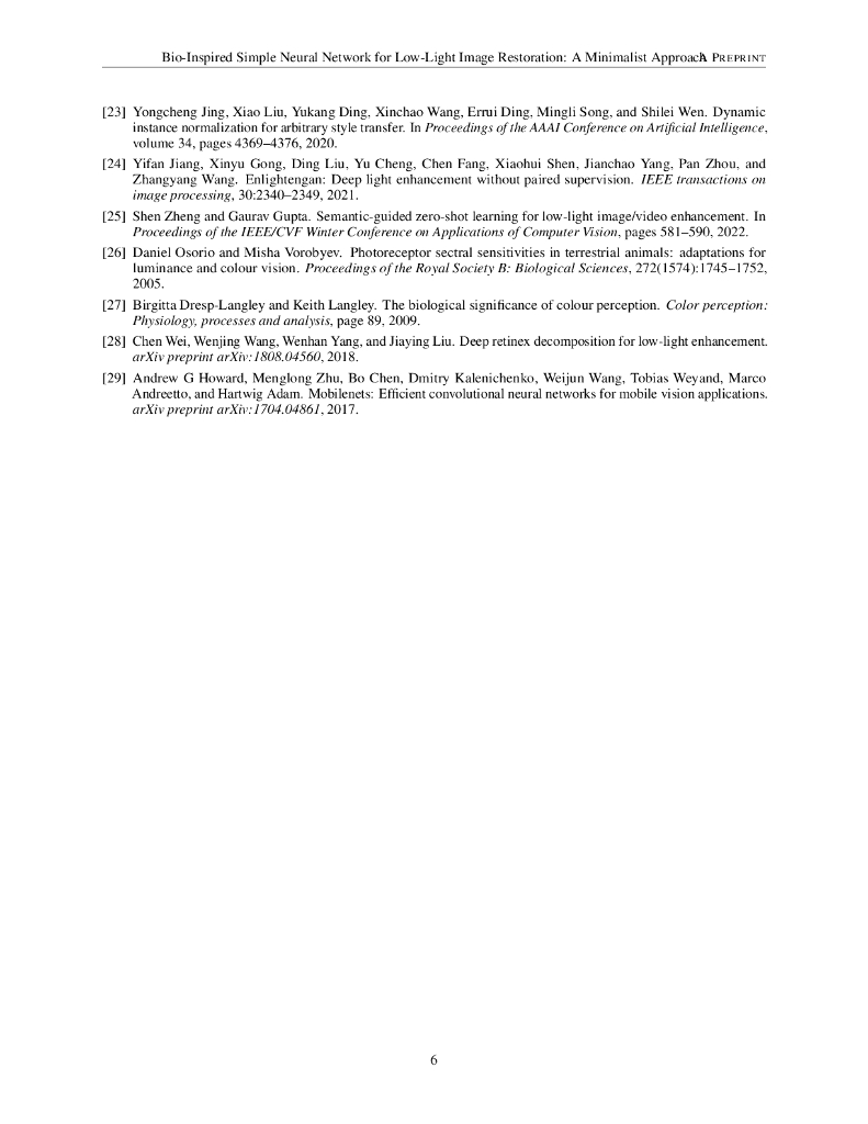 低光图像恢复的仿生简单神经网络：一种极简主义方法（英文版）_第6页