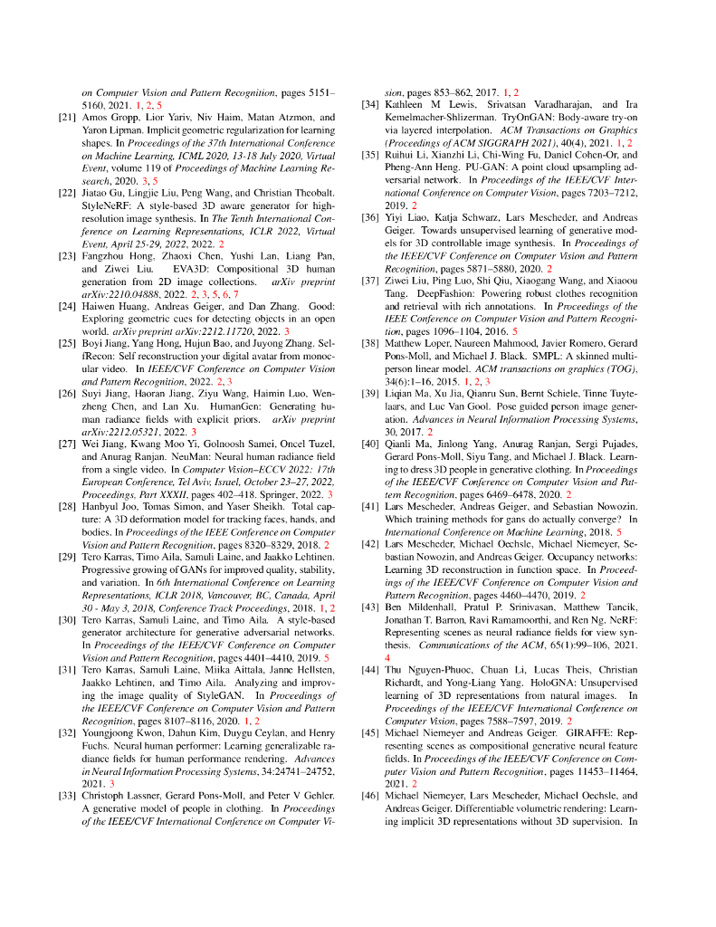 AG3D: 从 2D 图像集合中学习生成 3D 头像（英文版）_第10页