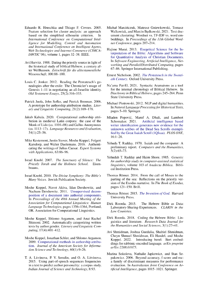 文本分段成分的统计探索：以《创世记》和《出埃及记》中祭司来源为例（英文版）_第10页