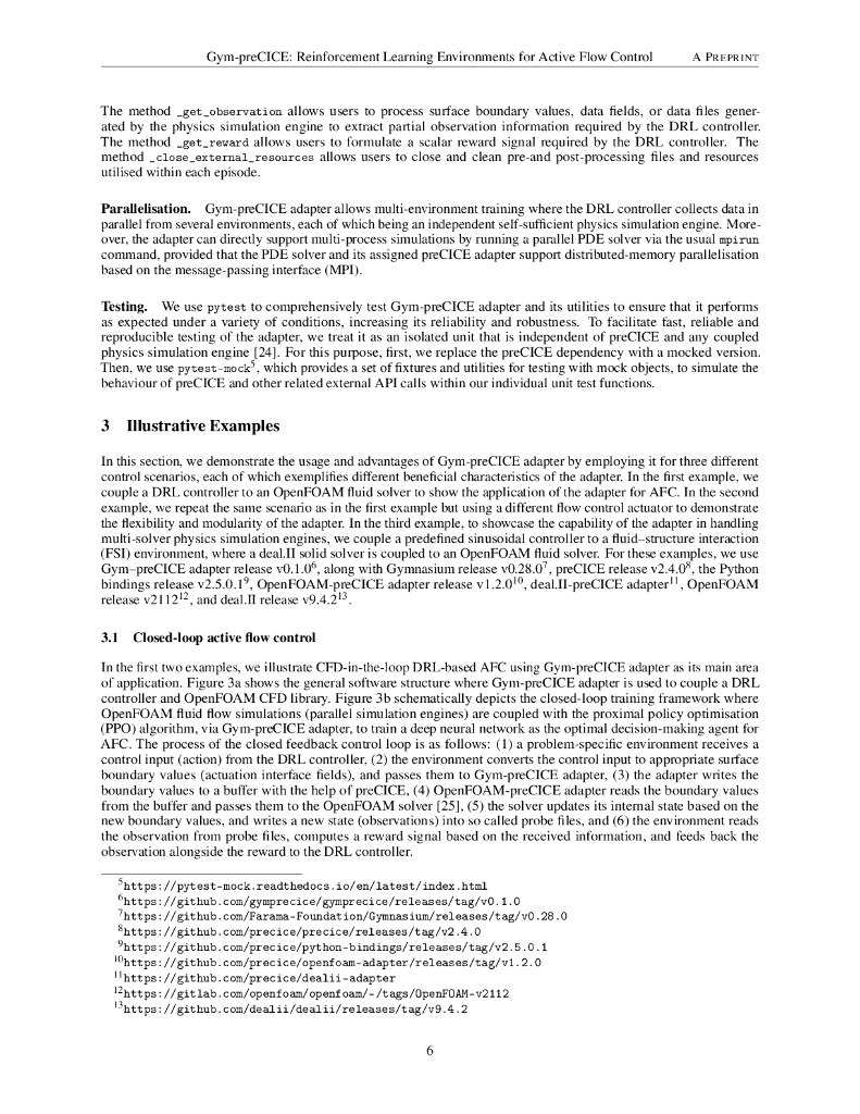 Gym-preCICE：用于主动流控制的强化学习环境（英文版）_第6页