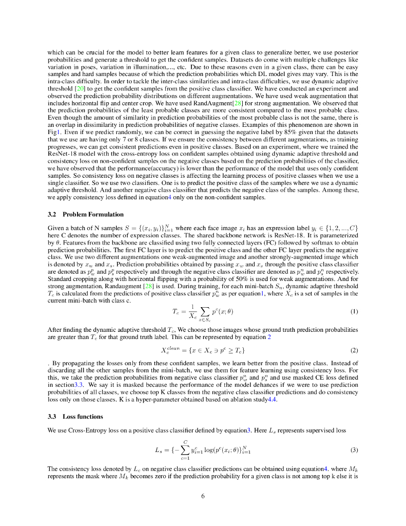 适应性阈值和负类引导嘈杂标注的鲁棒性面部表情识别（英文版）_第6页