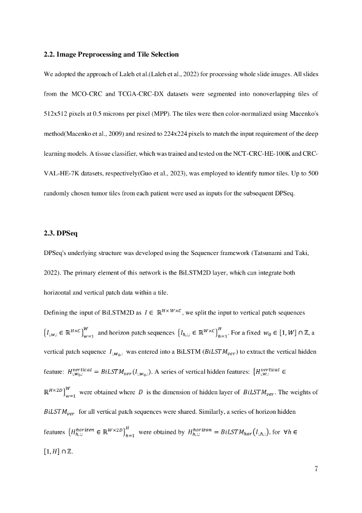 DPSeq: 基于序列器架构的预测癌症生物标志物的新型高效数字病理分类器（英文版）_第7页