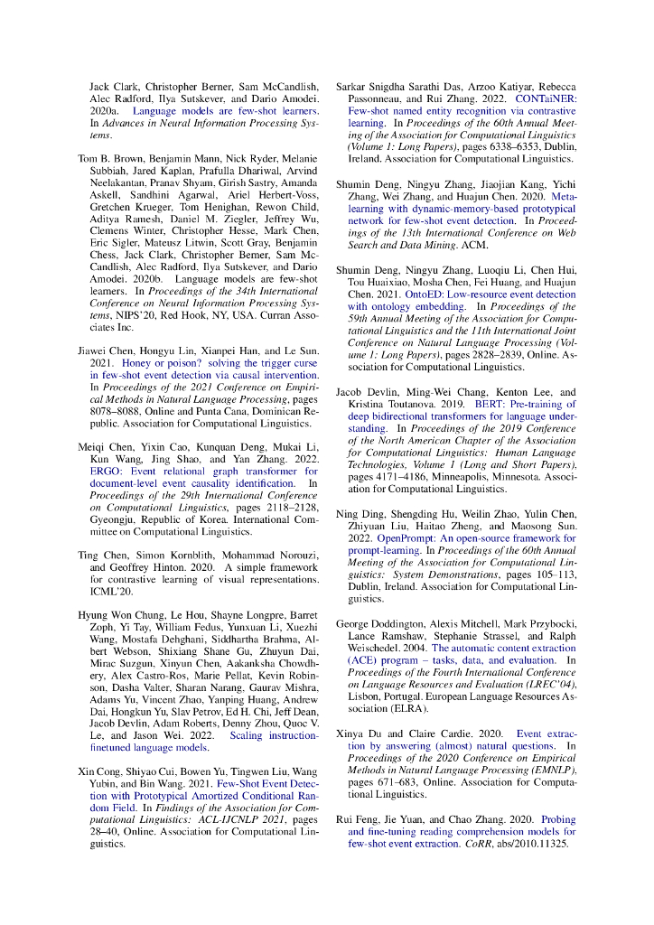 Few-shot Event Detection: 一个实证研究与一个统一的视角（英文版）_第10页