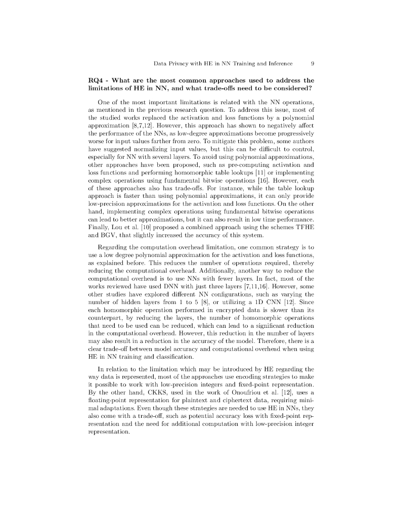 神经网络训练和推理中利用同态加密实现数据隐私保护（英文版）_第9页