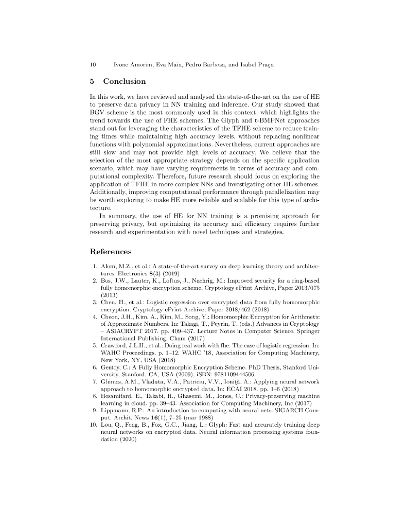 神经网络训练和推理中利用同态加密实现数据隐私保护（英文版）_第10页