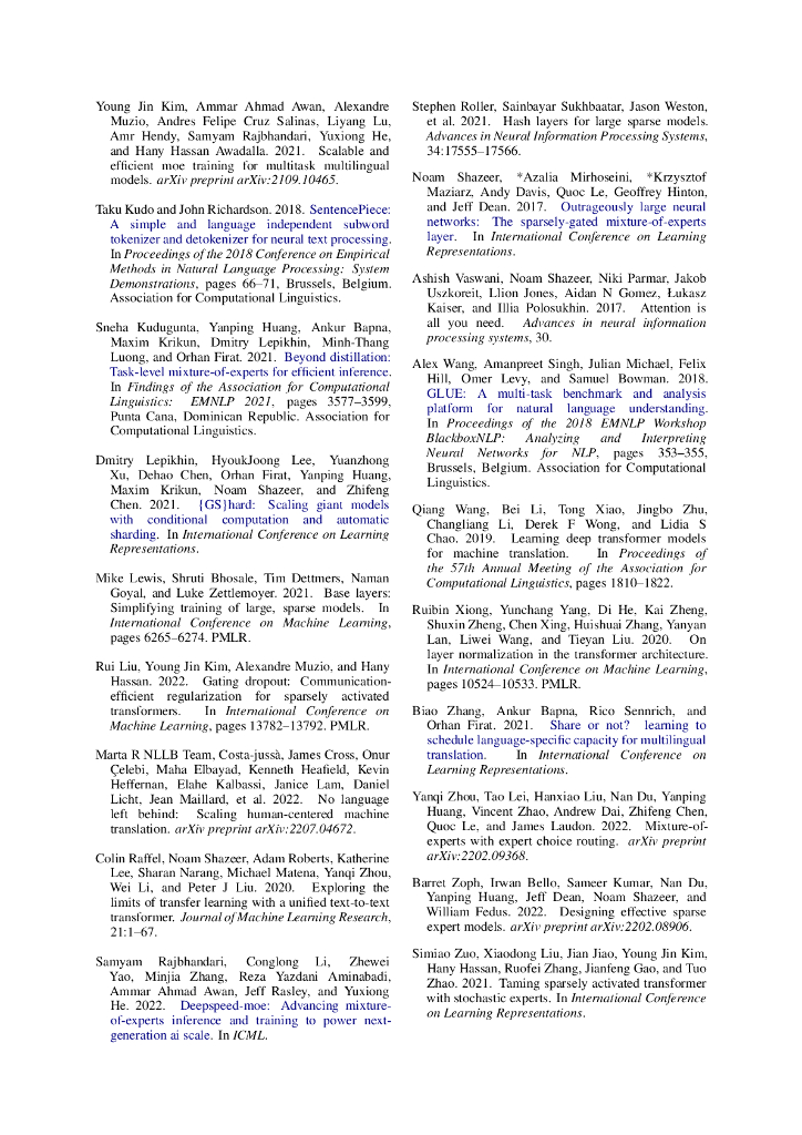 朝着参数效率化迈进：具有动态容量的分层稀疏激活变压器（英文版）_第10页