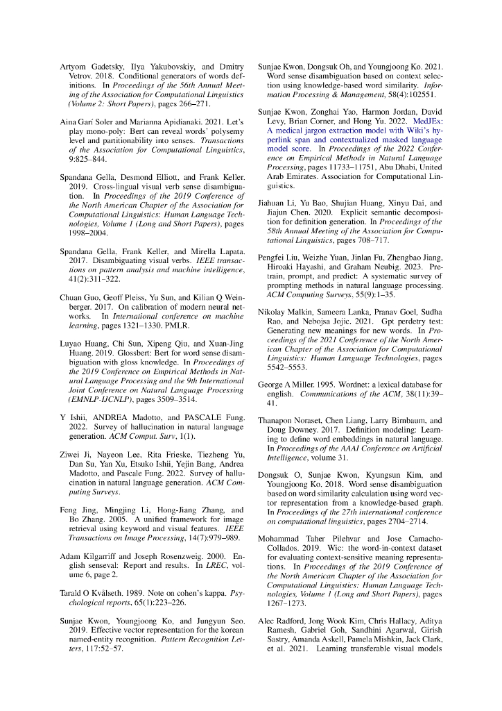 视觉遇见定义：融合词汇信息的无监督视觉词义消岐（英文版）_第10页