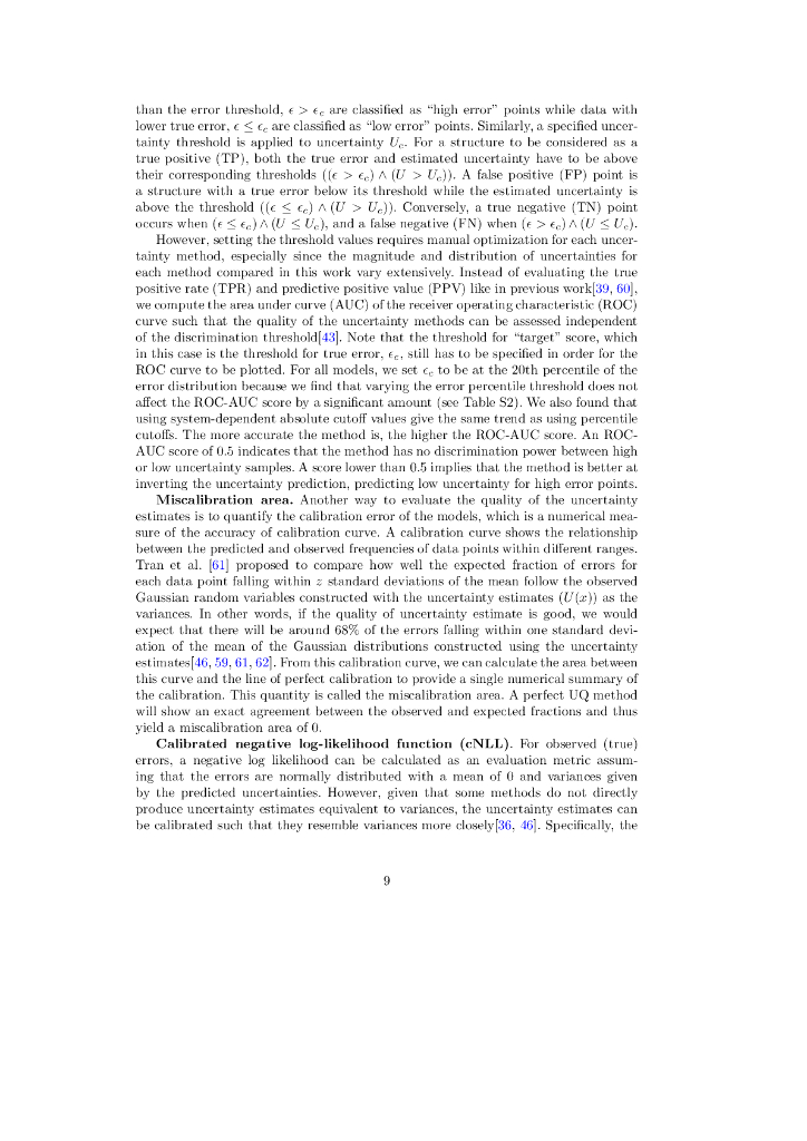 神经网络势能单模型的不确定性量化表现未必比模型集合更好（英文版）_第9页