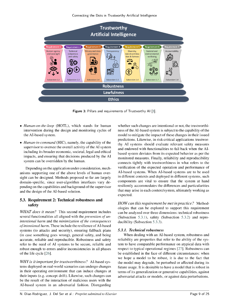 建立值得信赖的人工智能的关键：从 AI 原则，伦理，关键要求到负责任的 AI 系统和监管中去连接关系（英文版）_第9页