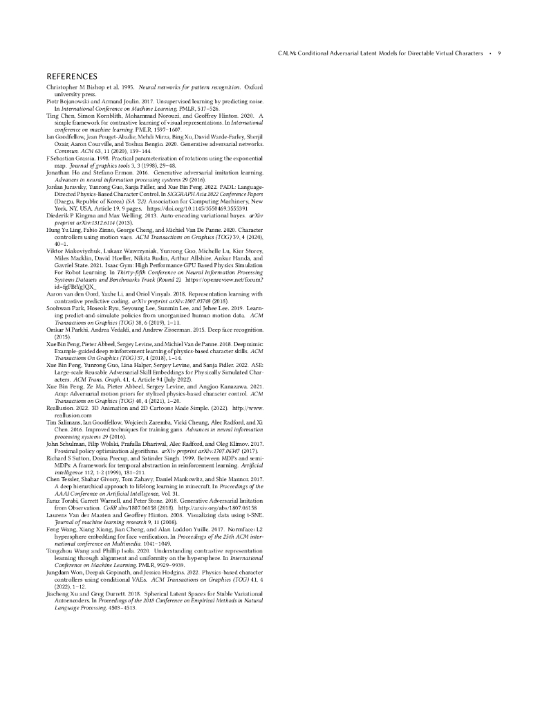CALM：用于可导的虚拟角色条件对抗潜在模型（英文版）_第9页