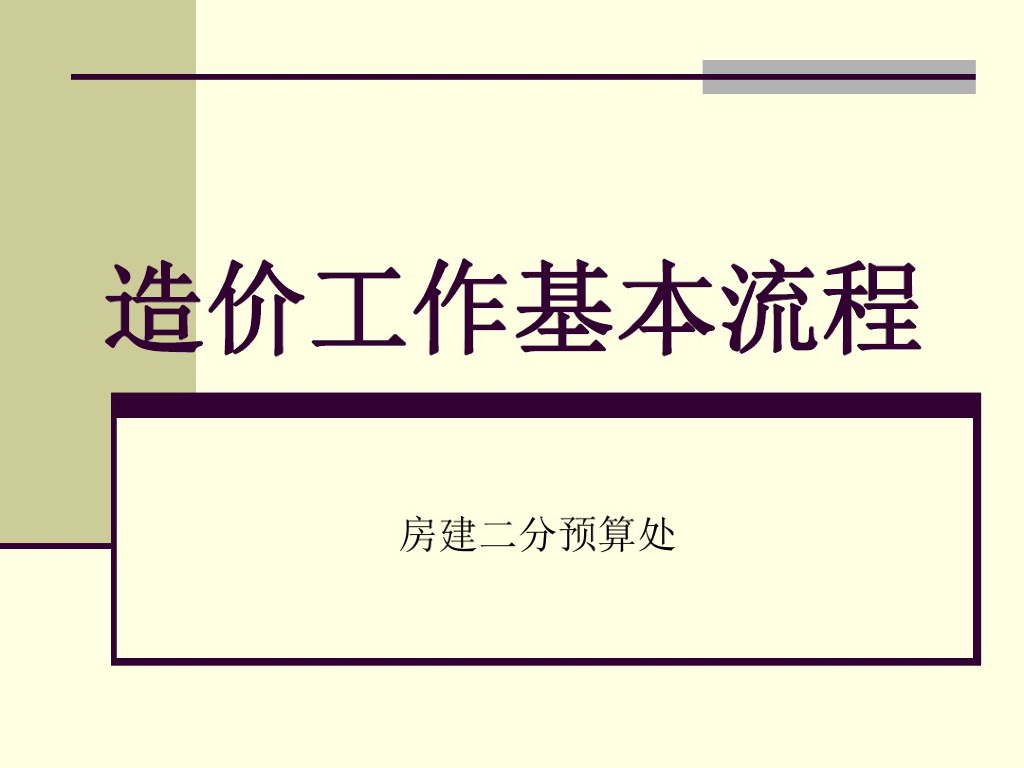工程预算部培训(60页超详细造价上岗流程）