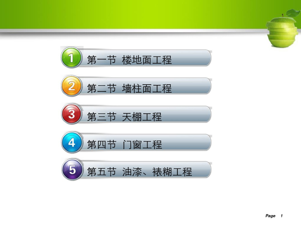 装饰工程计量与计价教学课件PPT