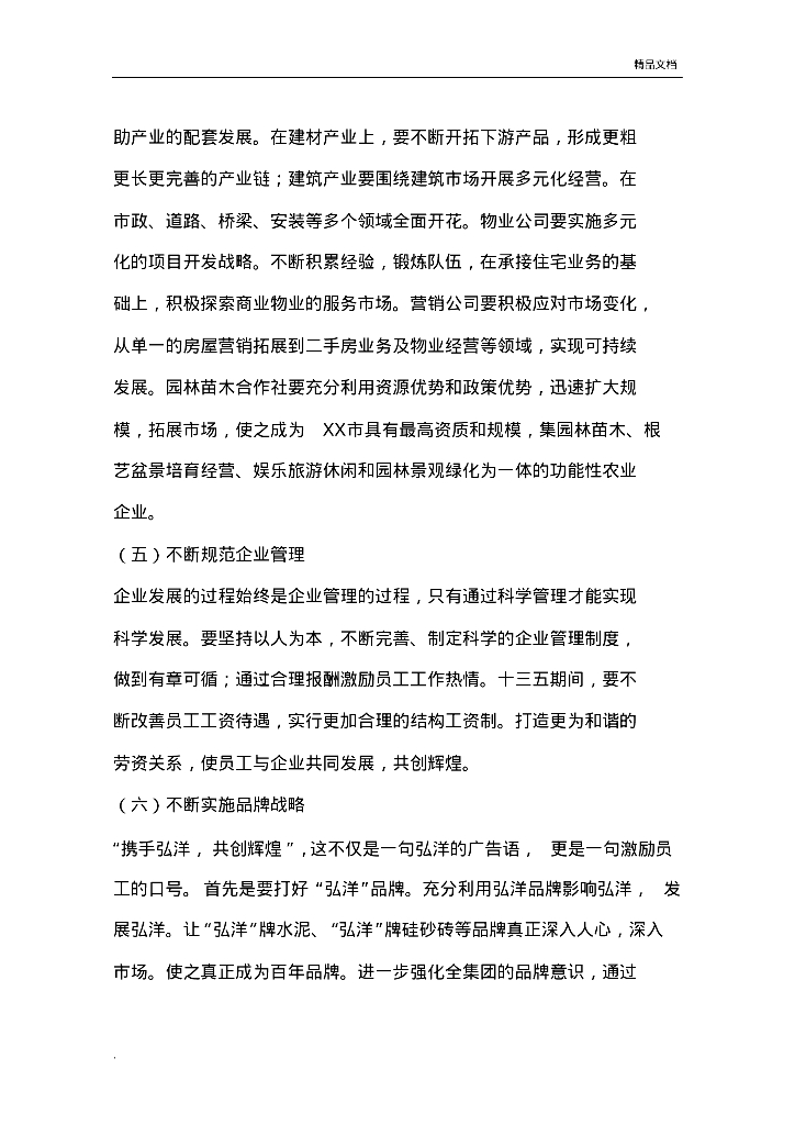 公司五年发展规划模板_第8页