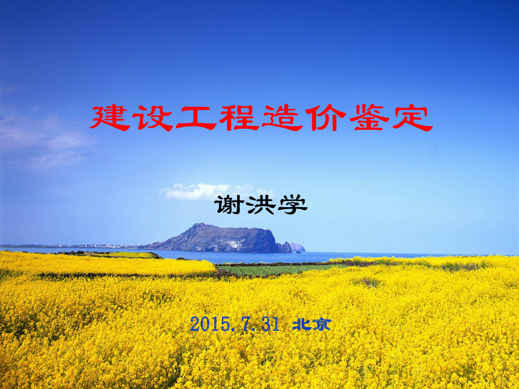 建设工程造价鉴定