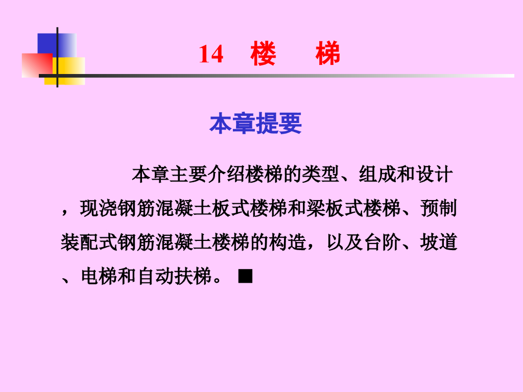 建筑工程楼梯识图（PPT格式，101页）