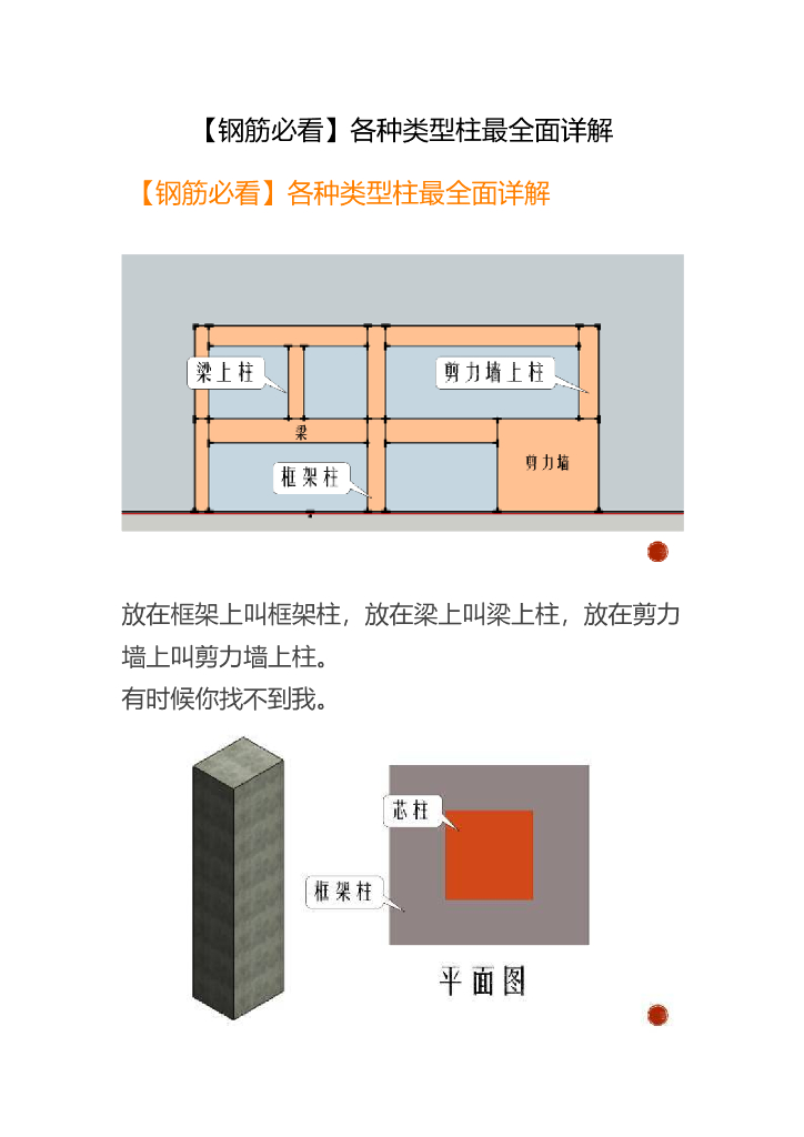 钢筋必看知识点讲解