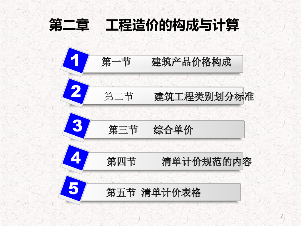 建筑工程造价-工程造价的构成与计算