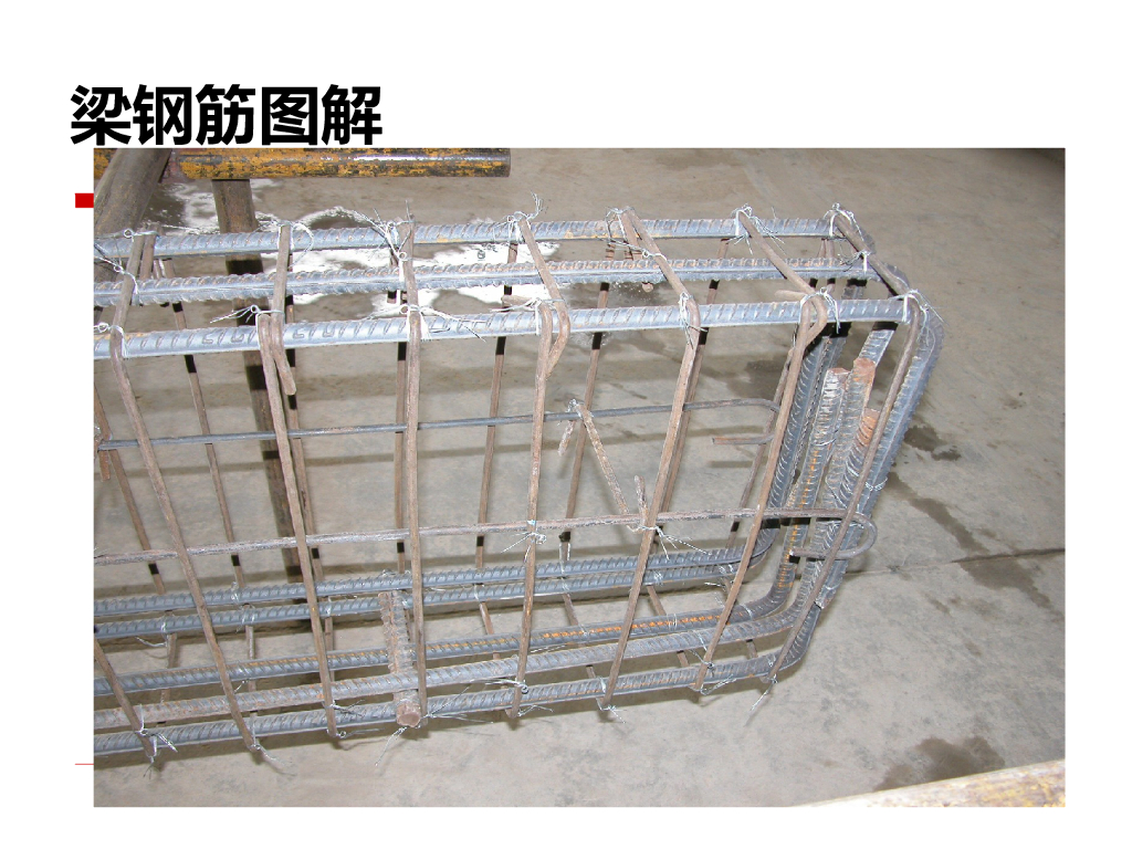 梁钢筋图识读